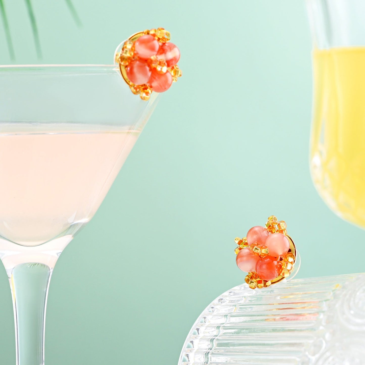 Vintage Agate Stud Earrings