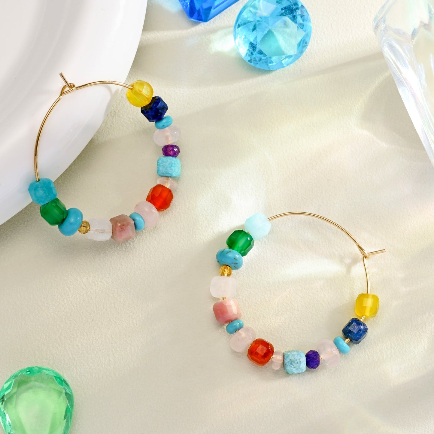 Colorful Seed Bead Earrings