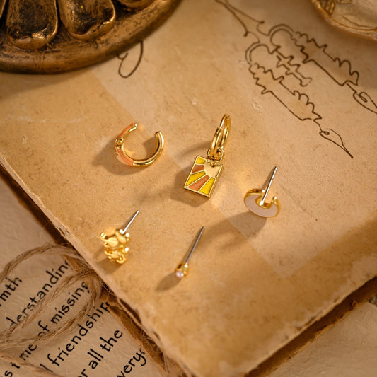 Strength Tarot Card Earrings Set