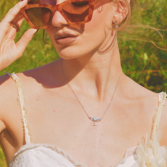 Butterfly Silver Necklace