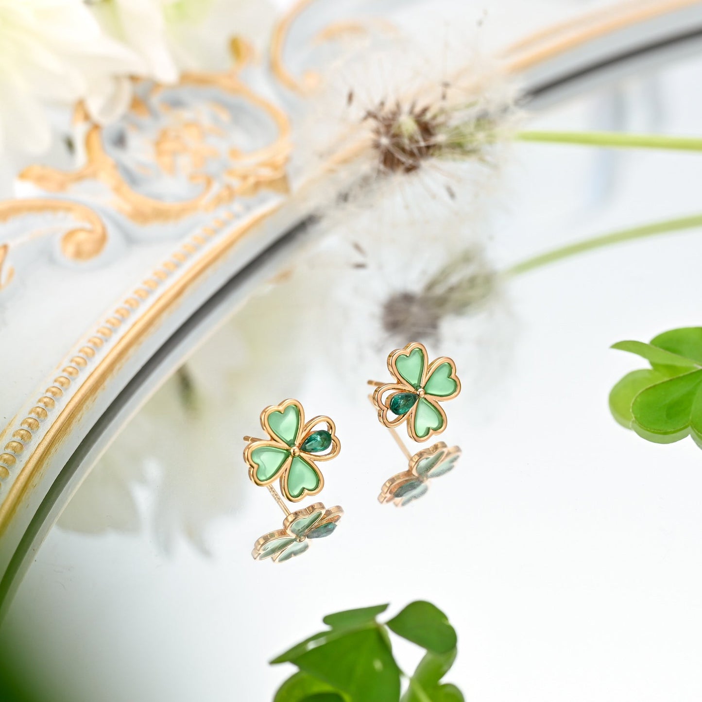 Four Leaf Clover Earrings