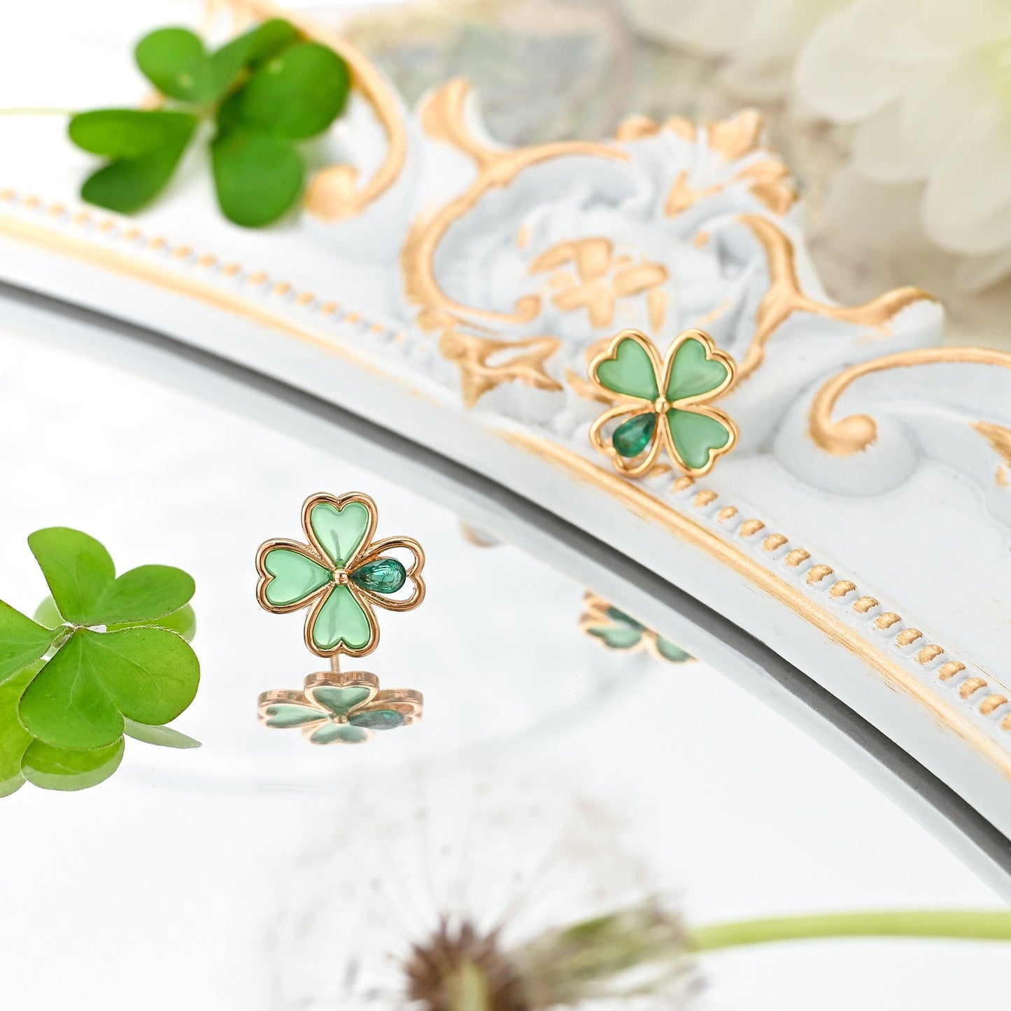 Four Leaf Clover Earrings