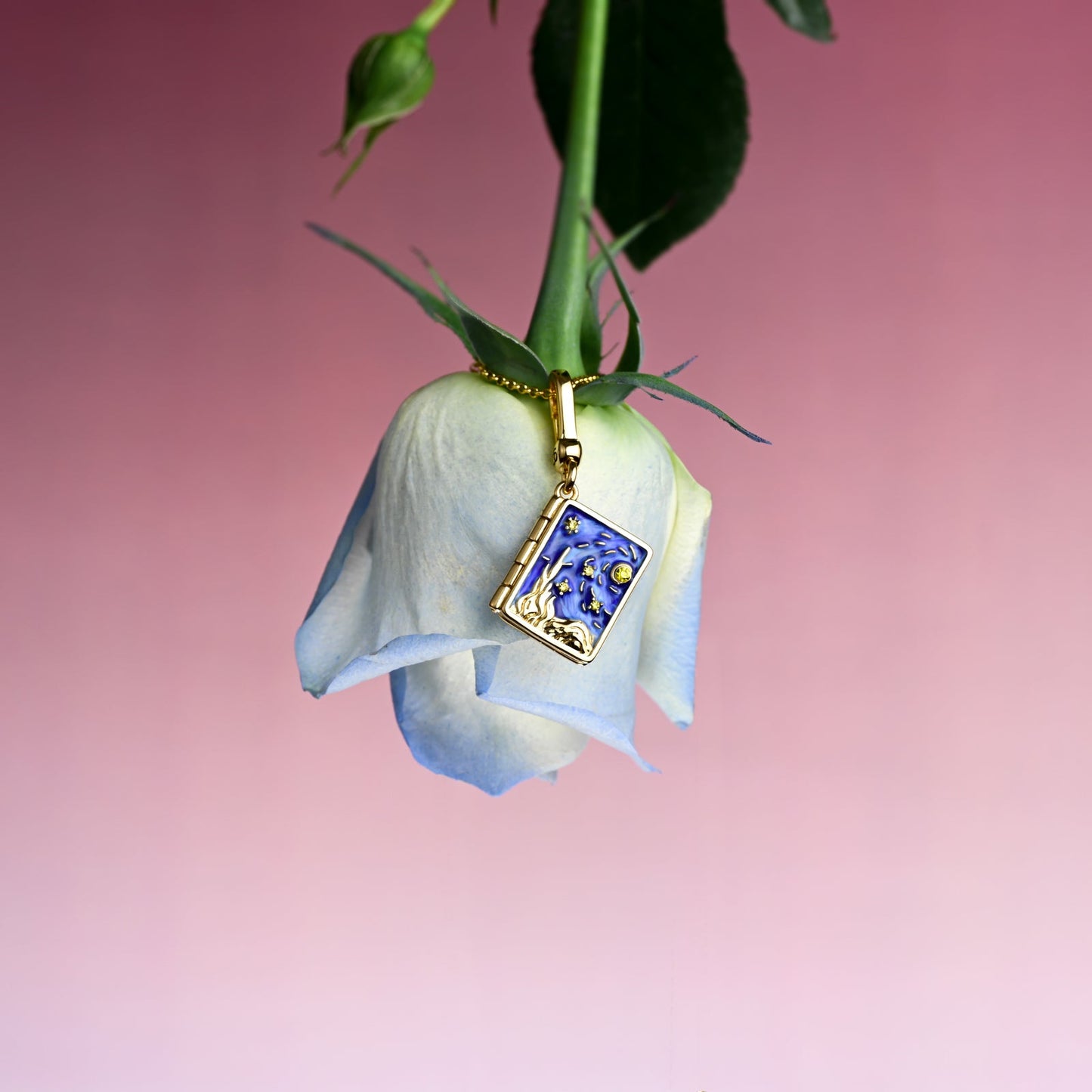 Starry Night Locket Necklace