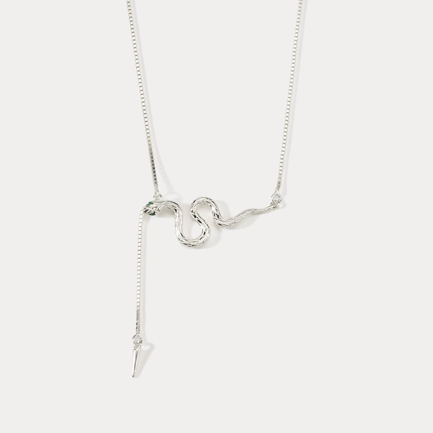 Sterling Silver Snake Necklace
