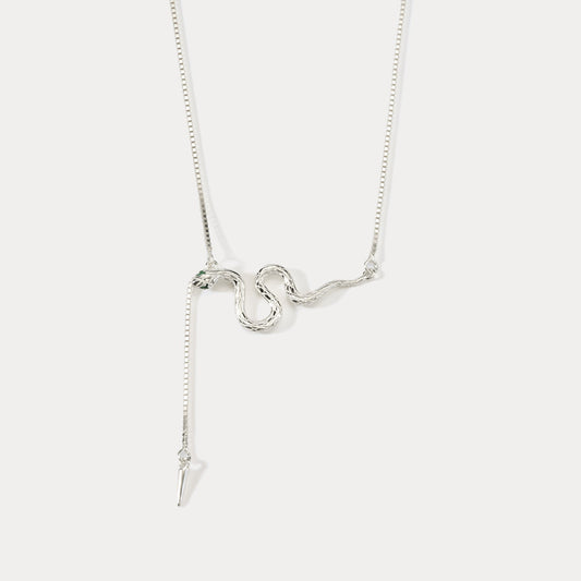Sterling Silver Snake Necklace
