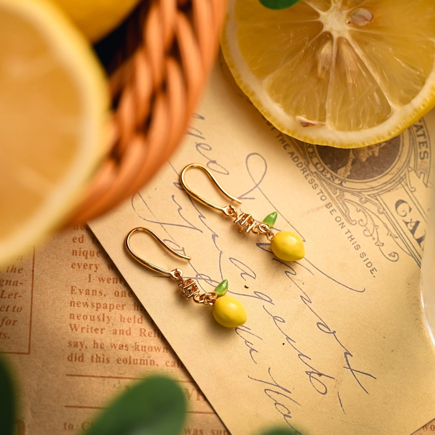 Lemon Earrings