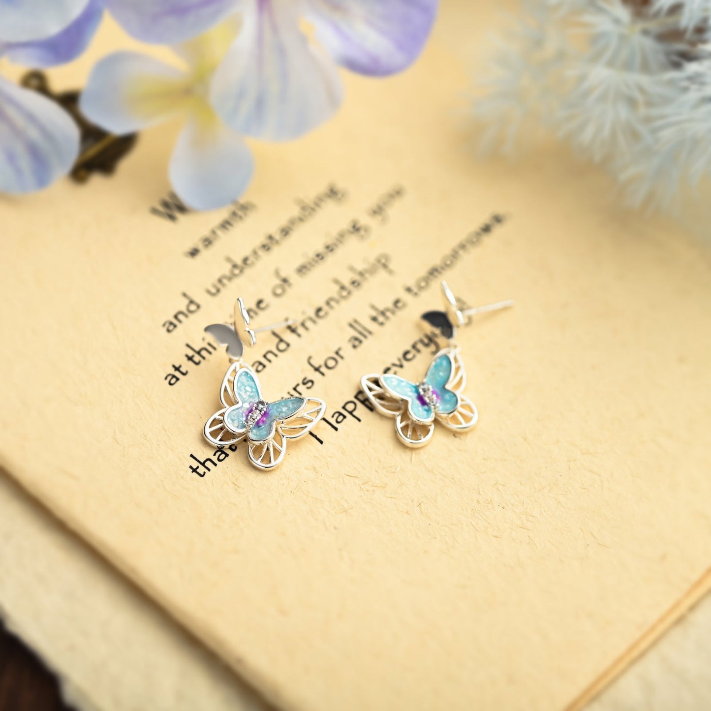 Butterfly Dangle Earrings