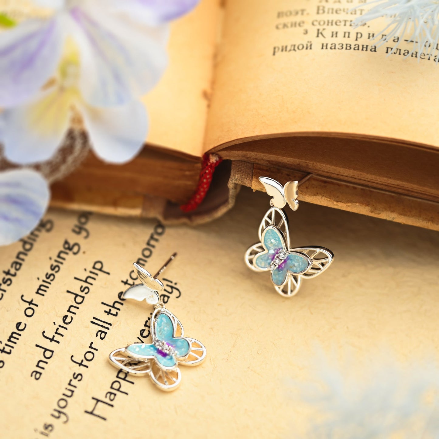 Butterfly Dangle Earrings