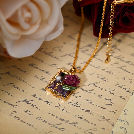 Rose Pendant Necklace