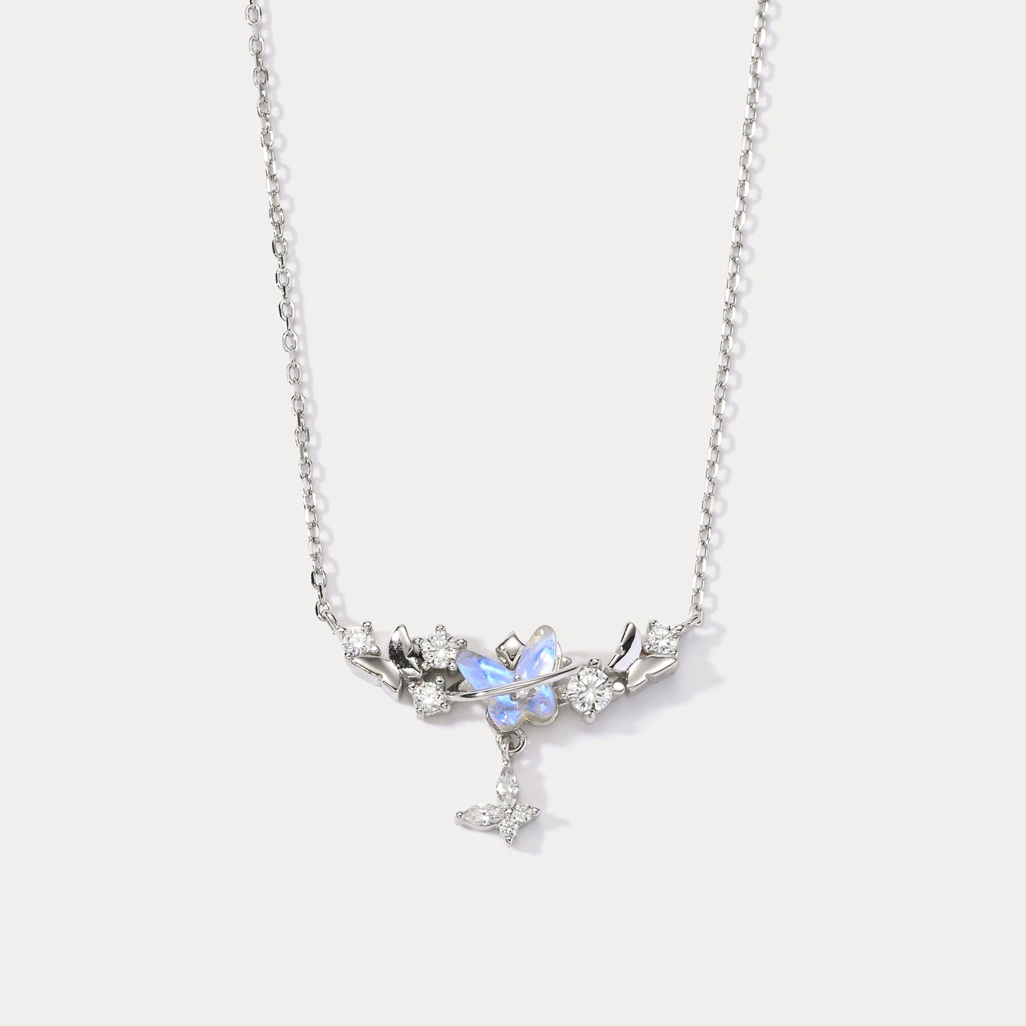 Butterfly Silver Necklace
