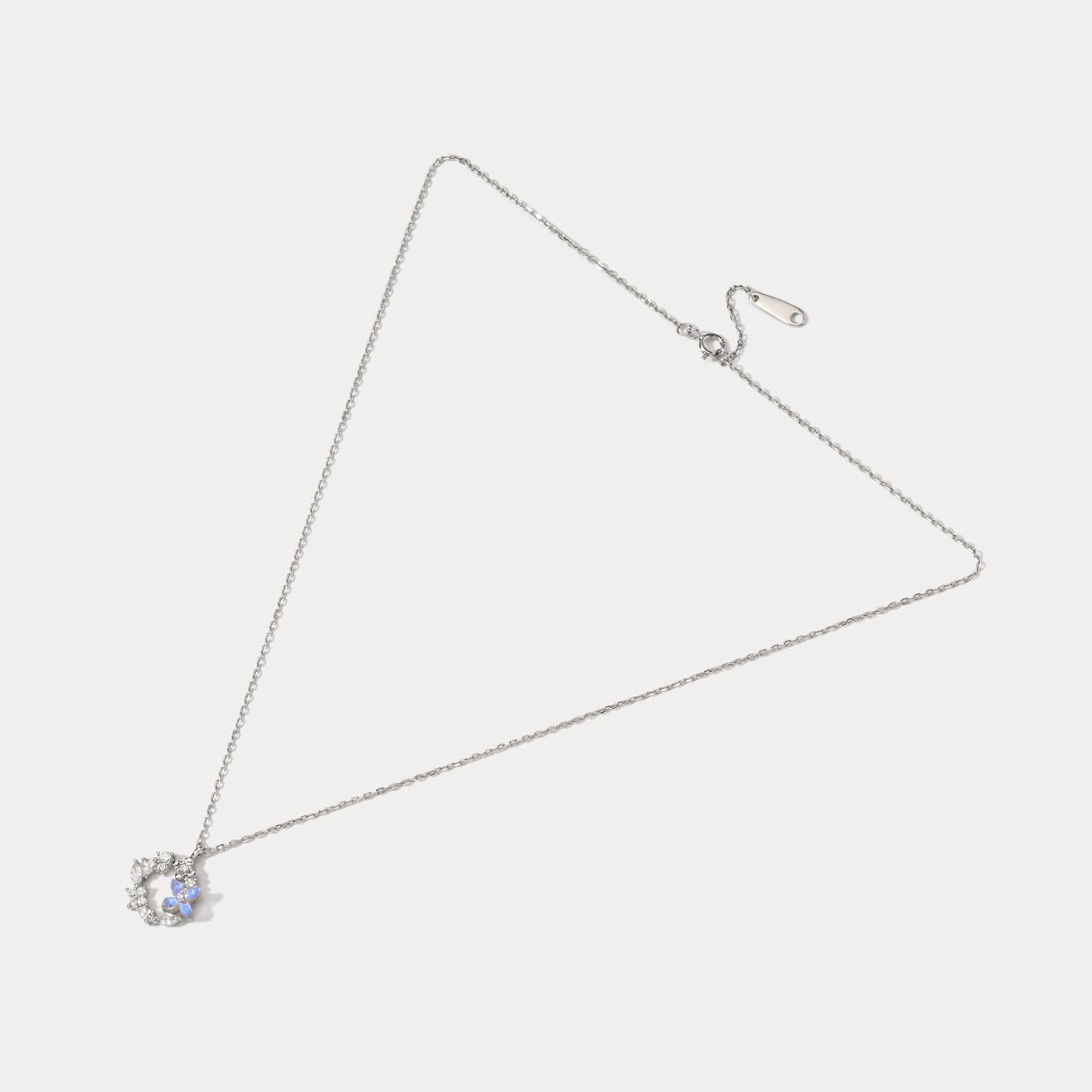 Flower Silver Necklace