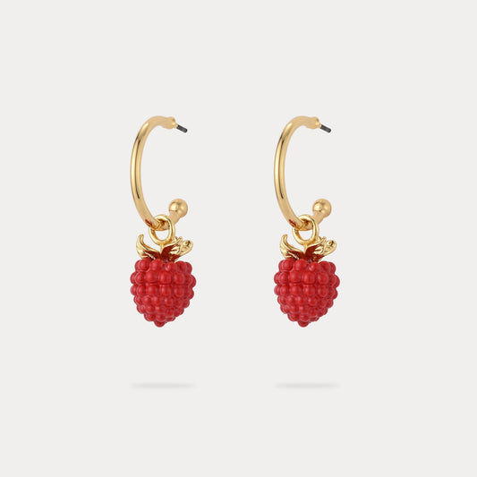 Raspberry Earrings