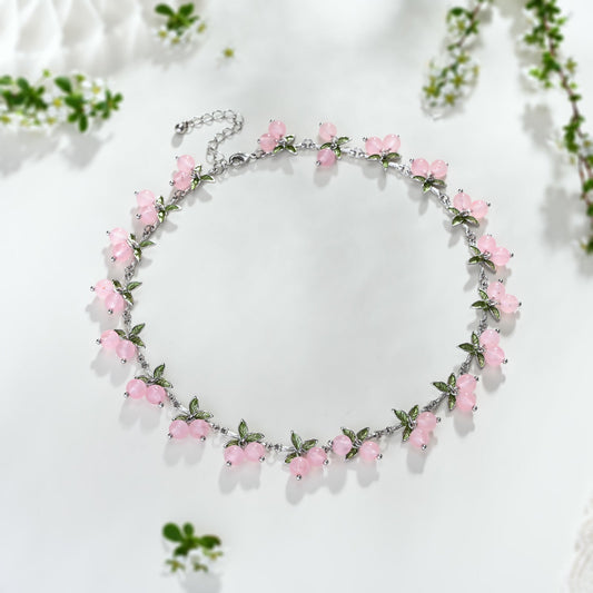 Pink Raspberry Necklace