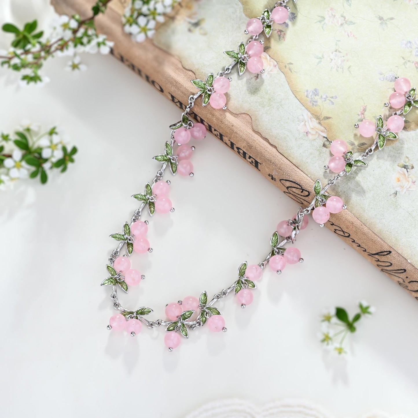 Pink Raspberry Necklace