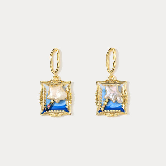 Ocean Portrait Earrings