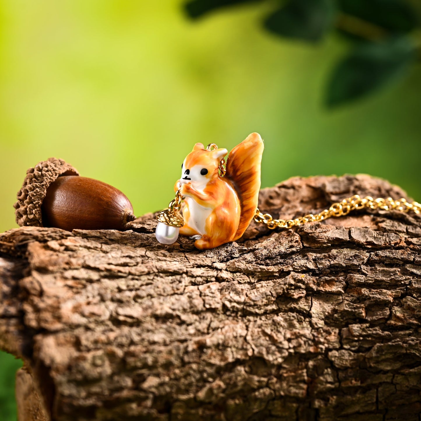 Squirrel Necklace
