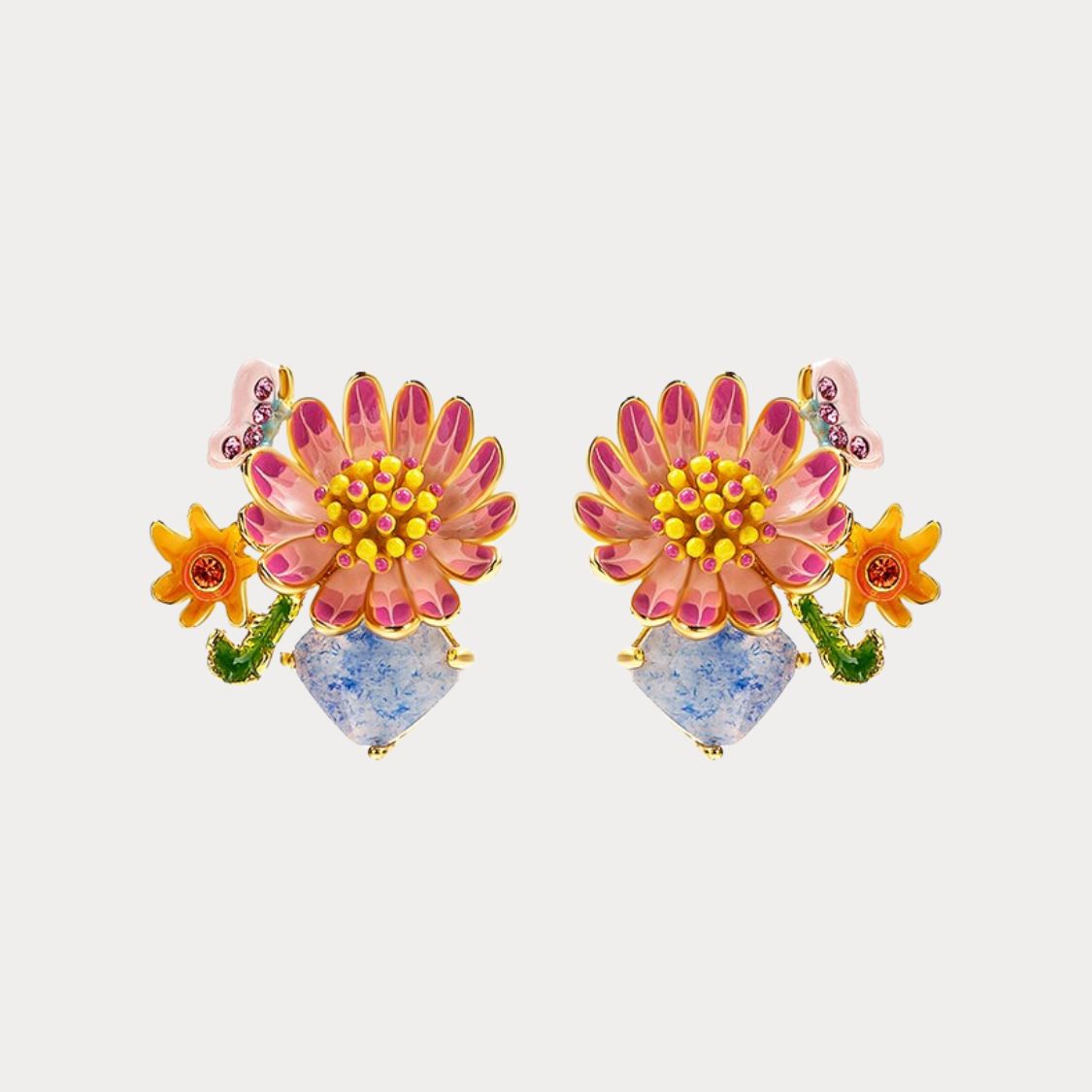 Daisy Blossom Stud Earrings