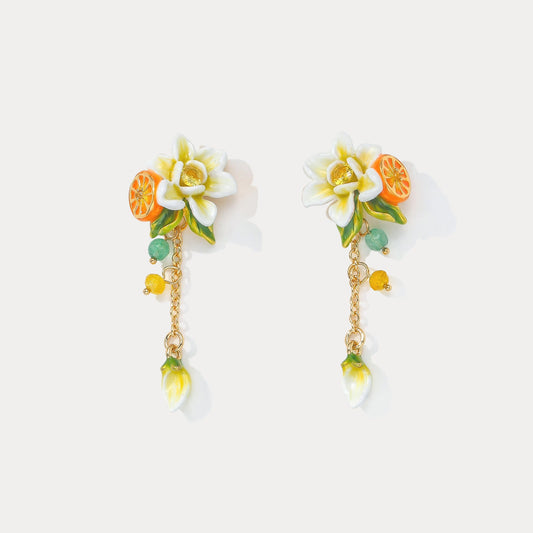 Orange Blossom Earrings