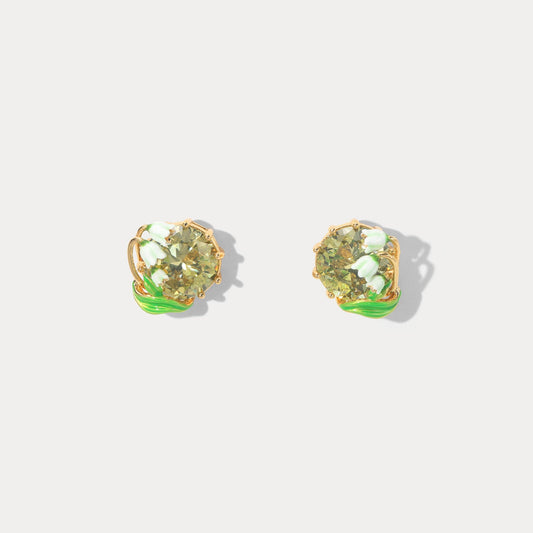 Lily of the Valley Citrine Earrings