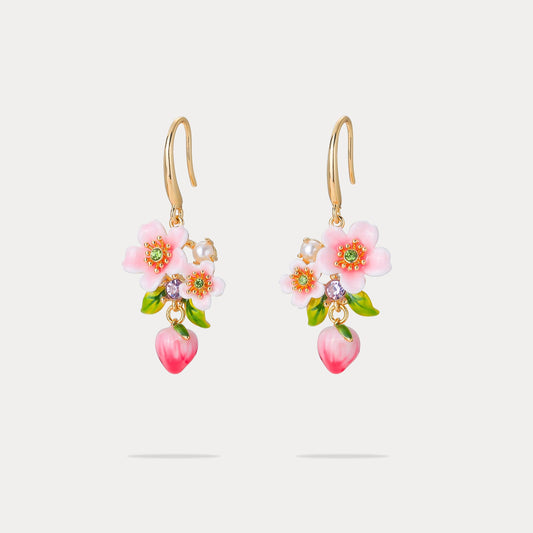 Peach Blossom Earrings