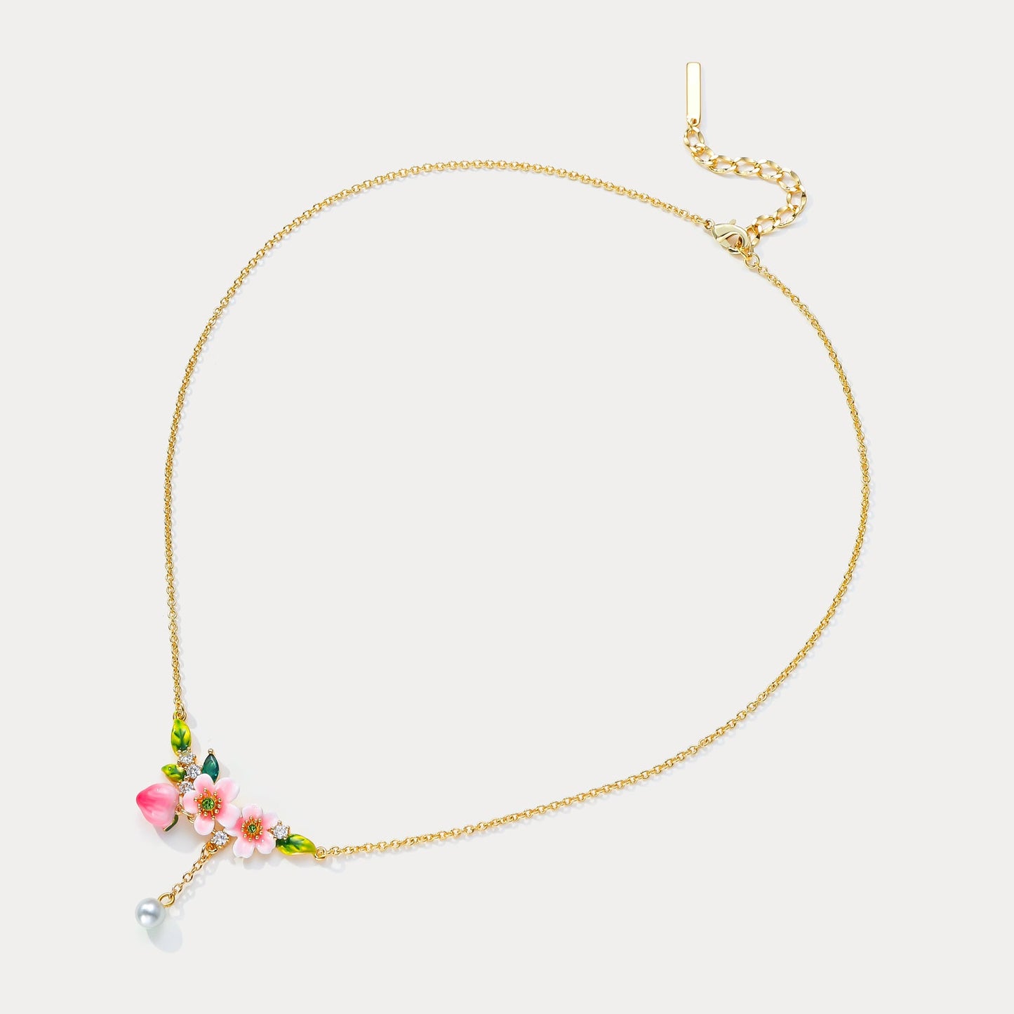 Peach Blossom Necklace