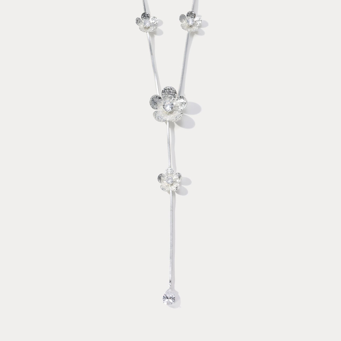 Flowers Dangling Necklace