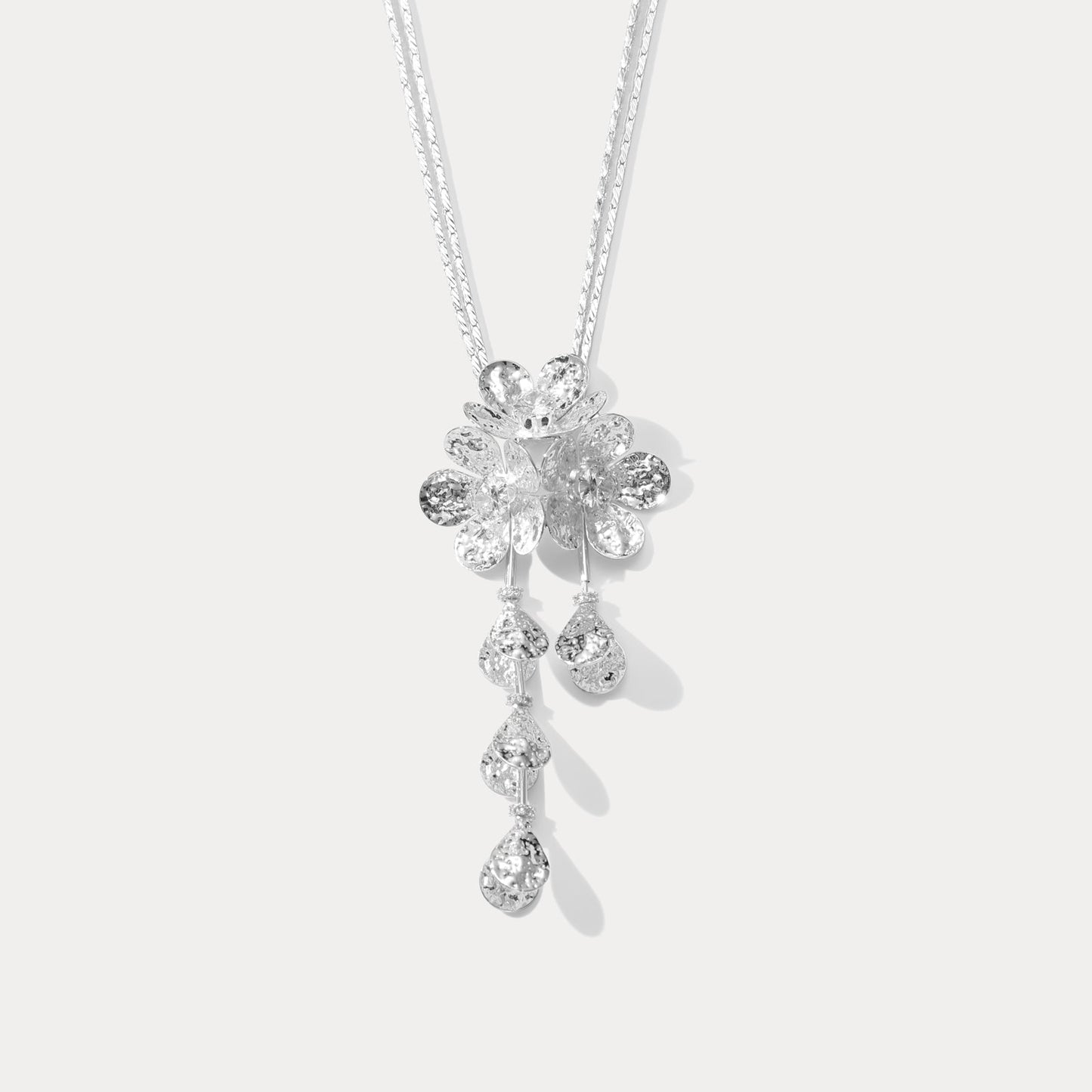 Flowers Dangle Necklace