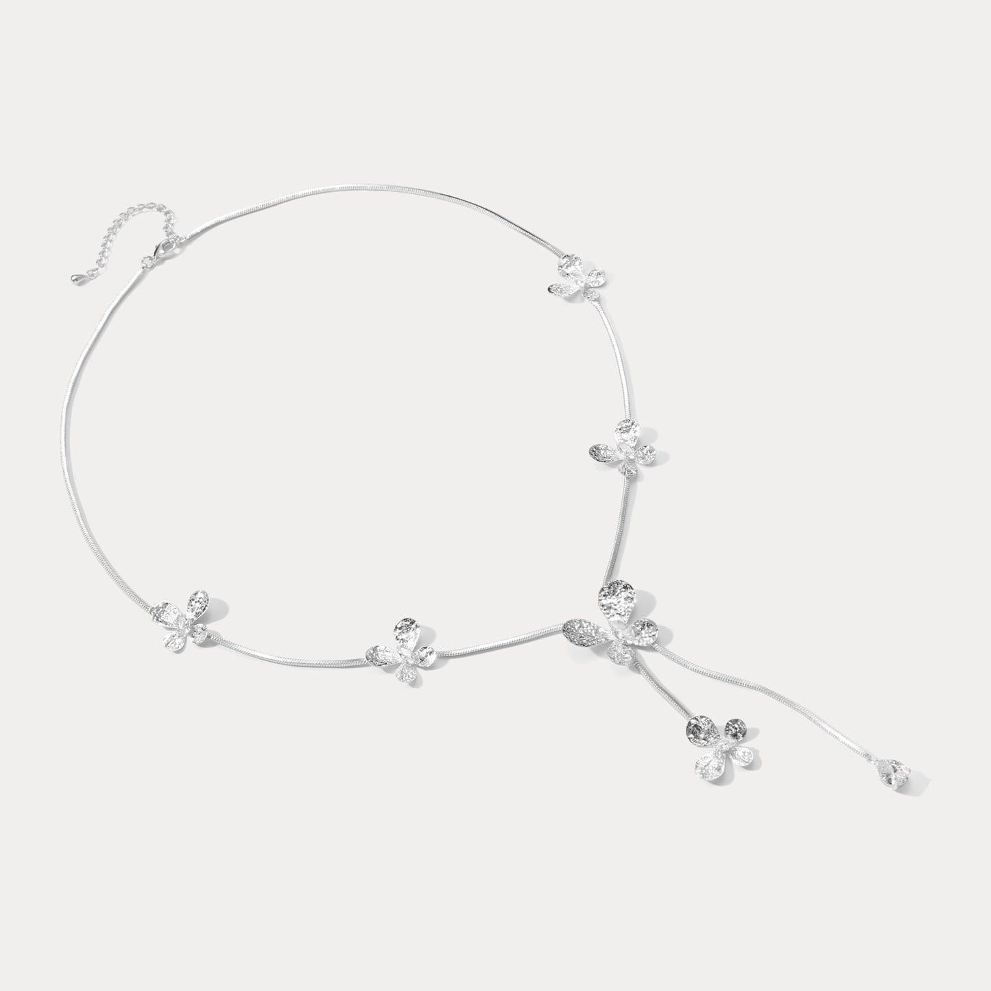 Flowers Tassel Necklace