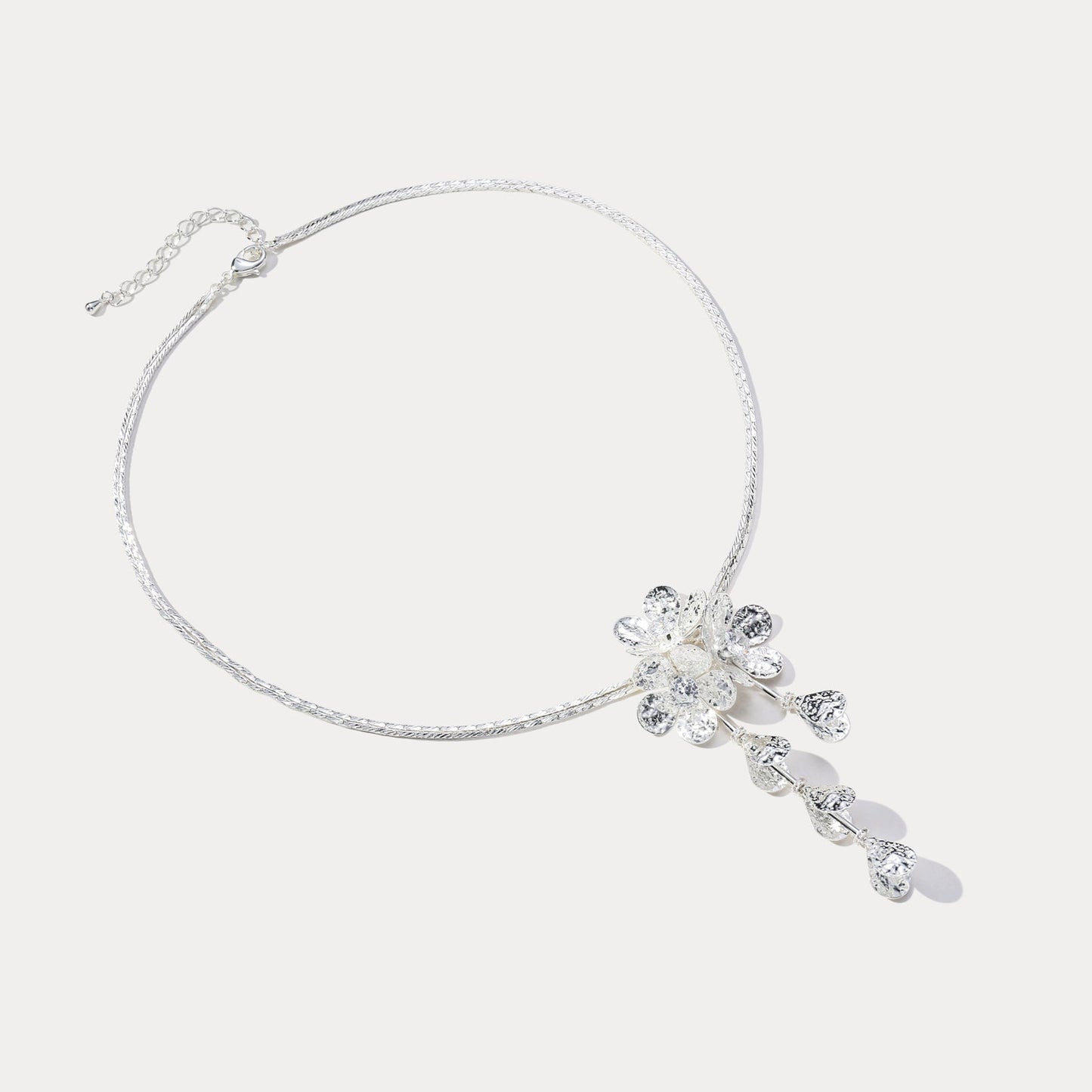 Flowers Dangle Necklace