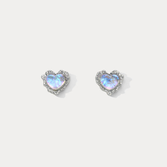Mermaid Heart Earrings