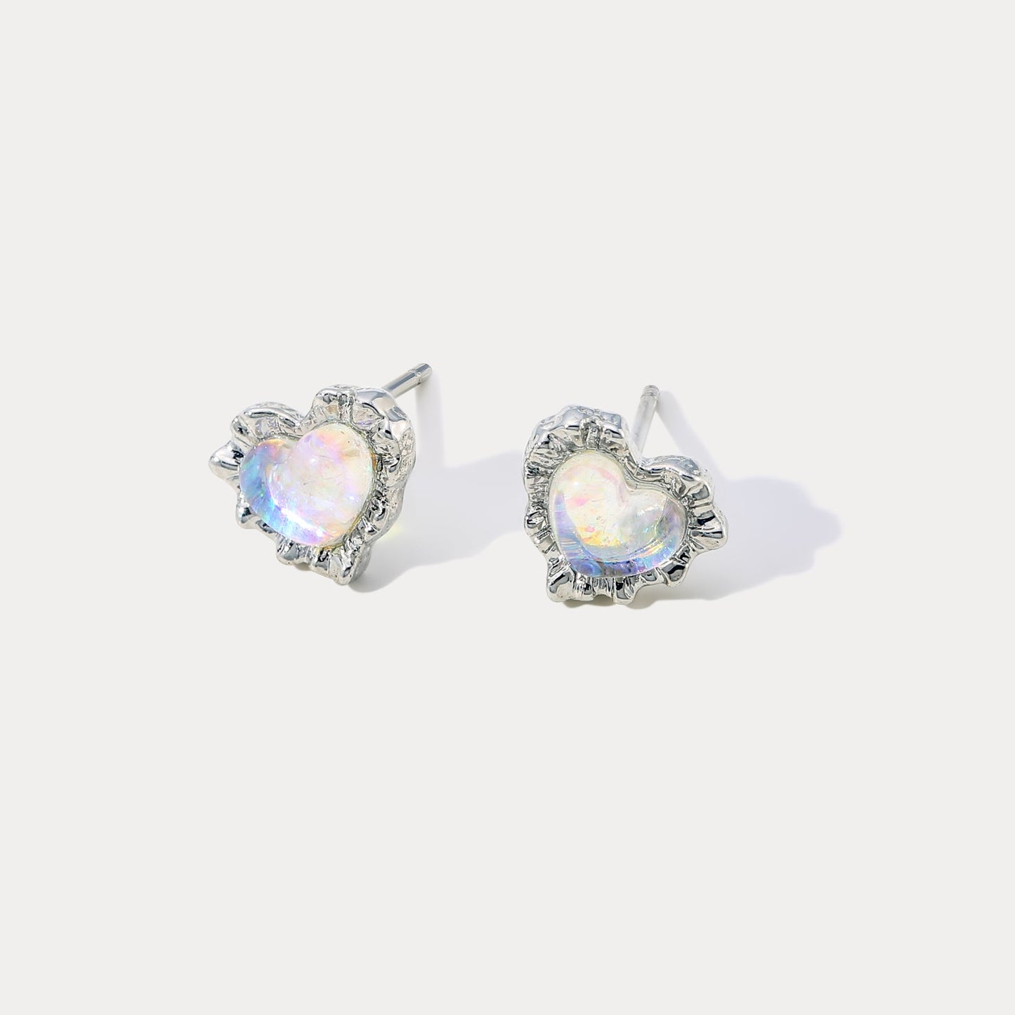 Mermaid Heart Earrings