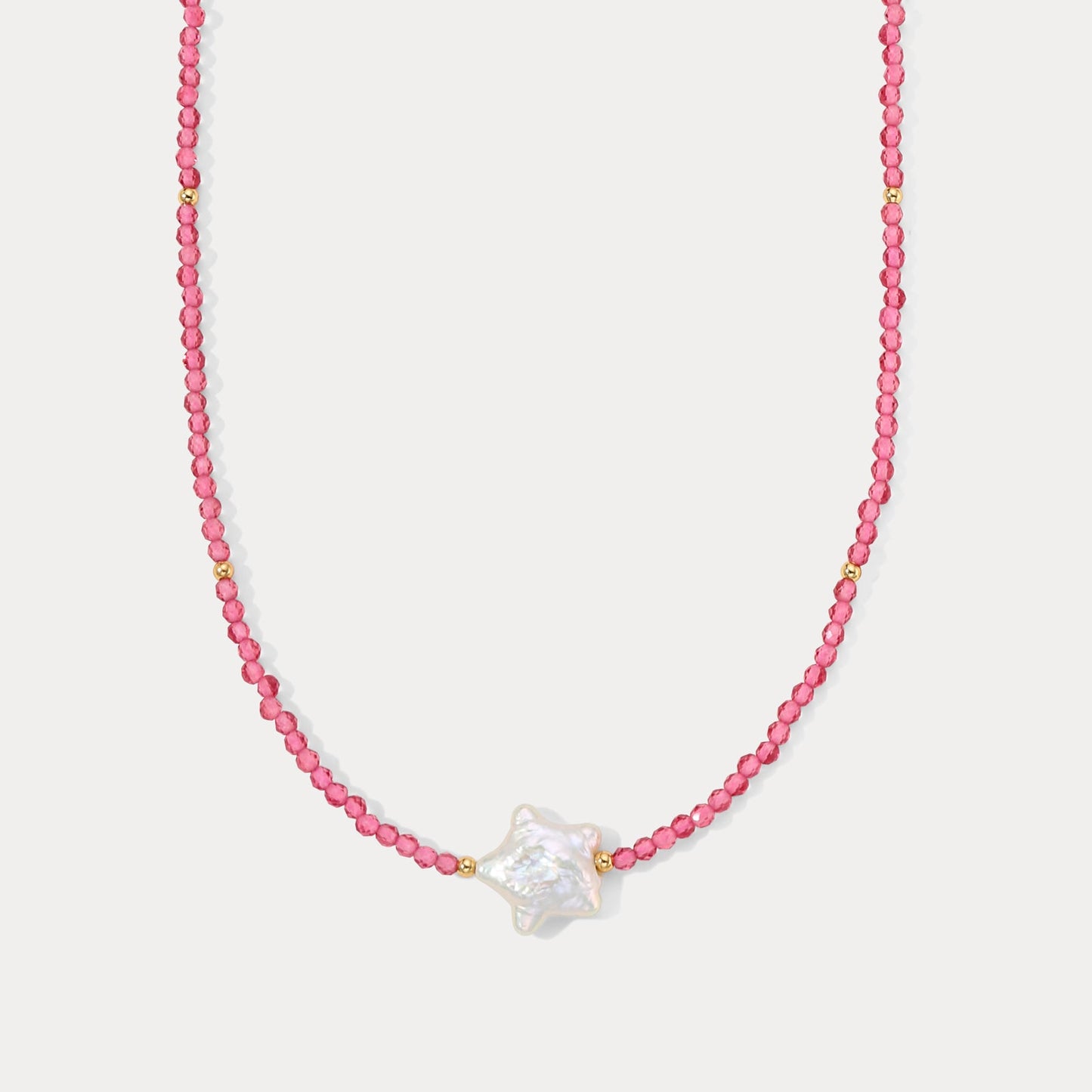 Star Pearl Bead Necklace