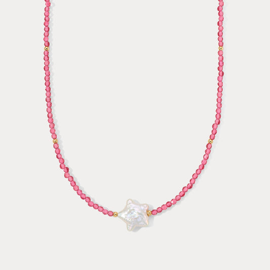 Star Pearl Bead Necklace