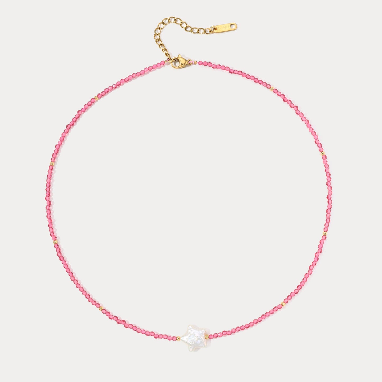 Star Pearl Bead Necklace