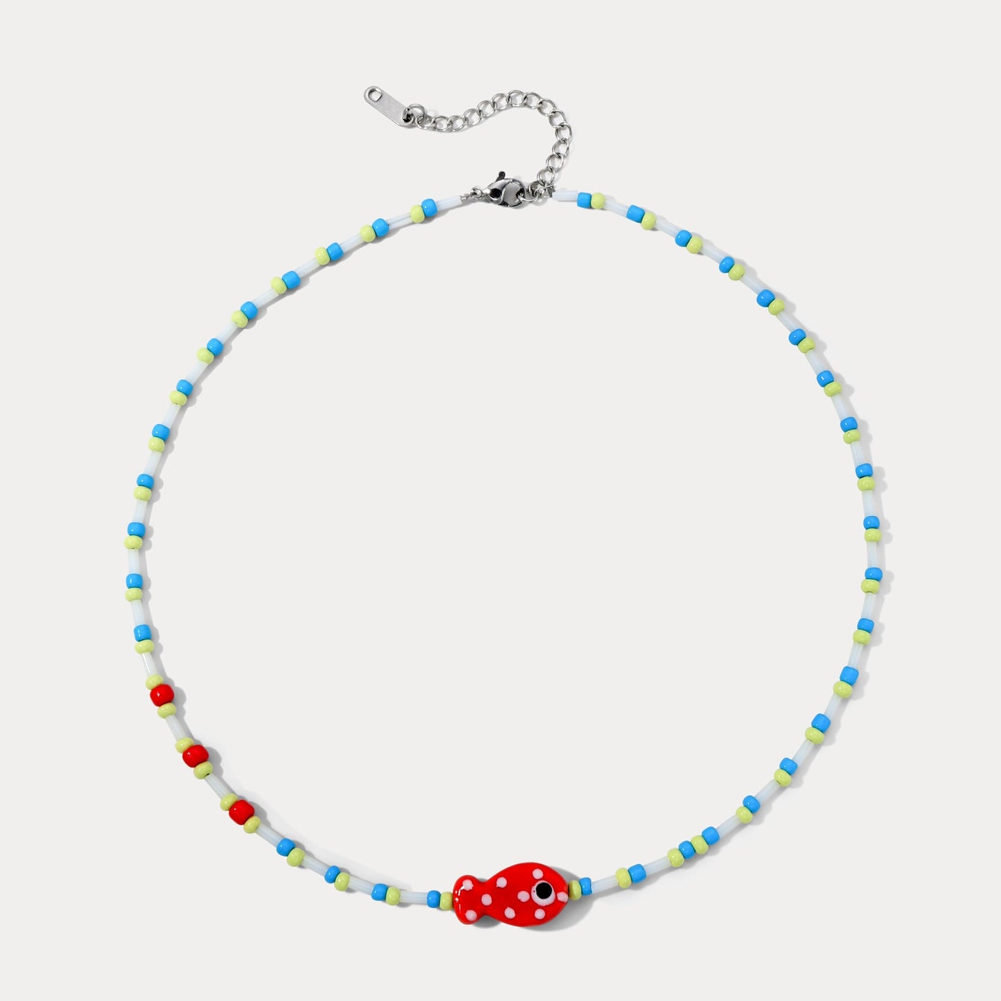 Fish Beaded Necklace
