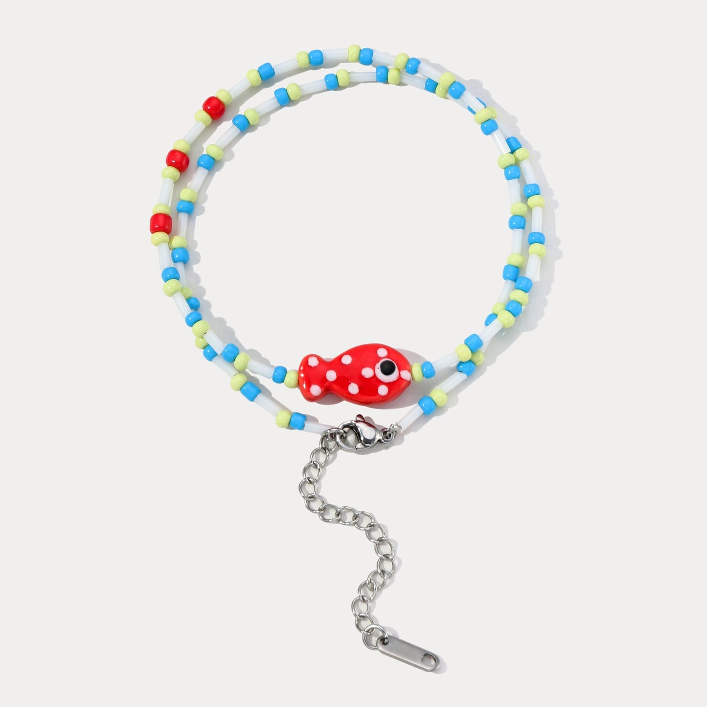 Fish Beaded Necklace