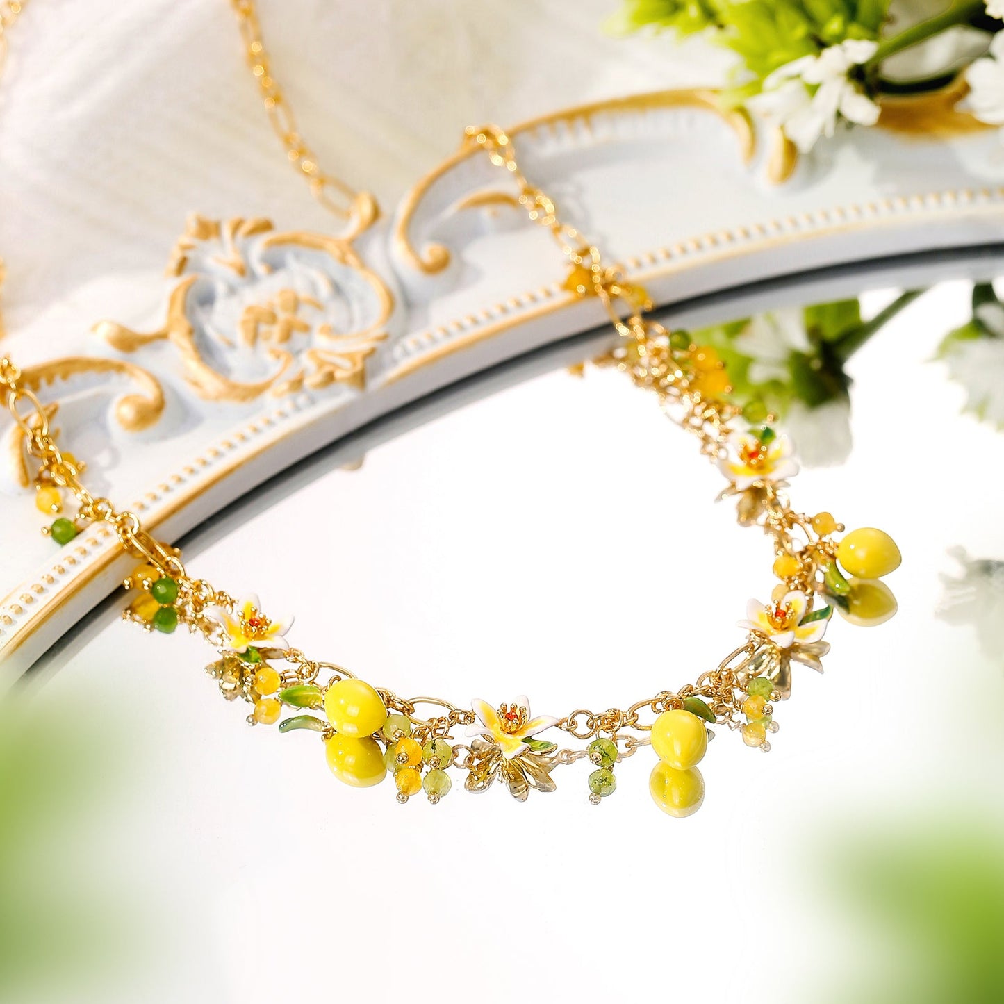 Lemon Charm Necklace