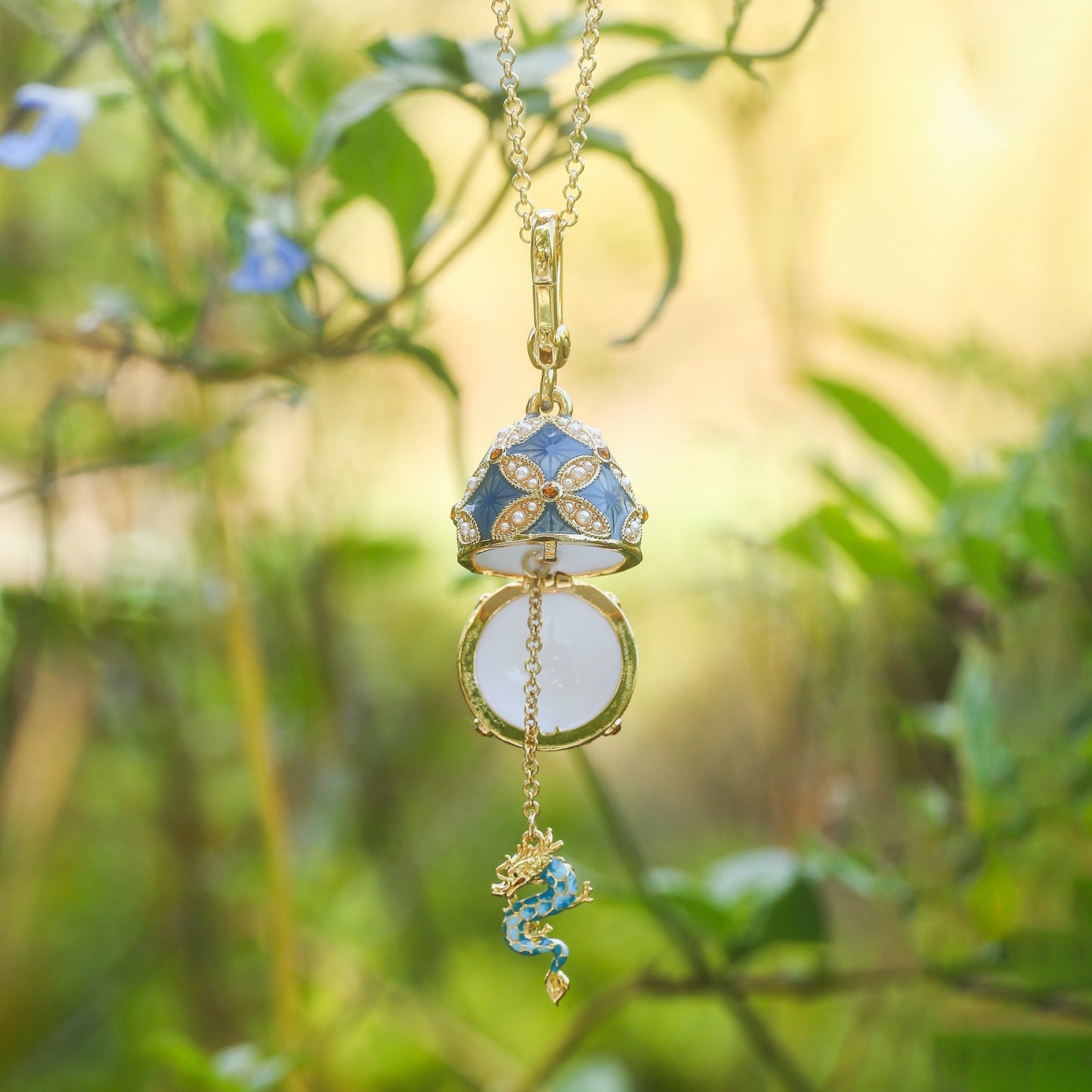 Dragon Egg Locket Necklace