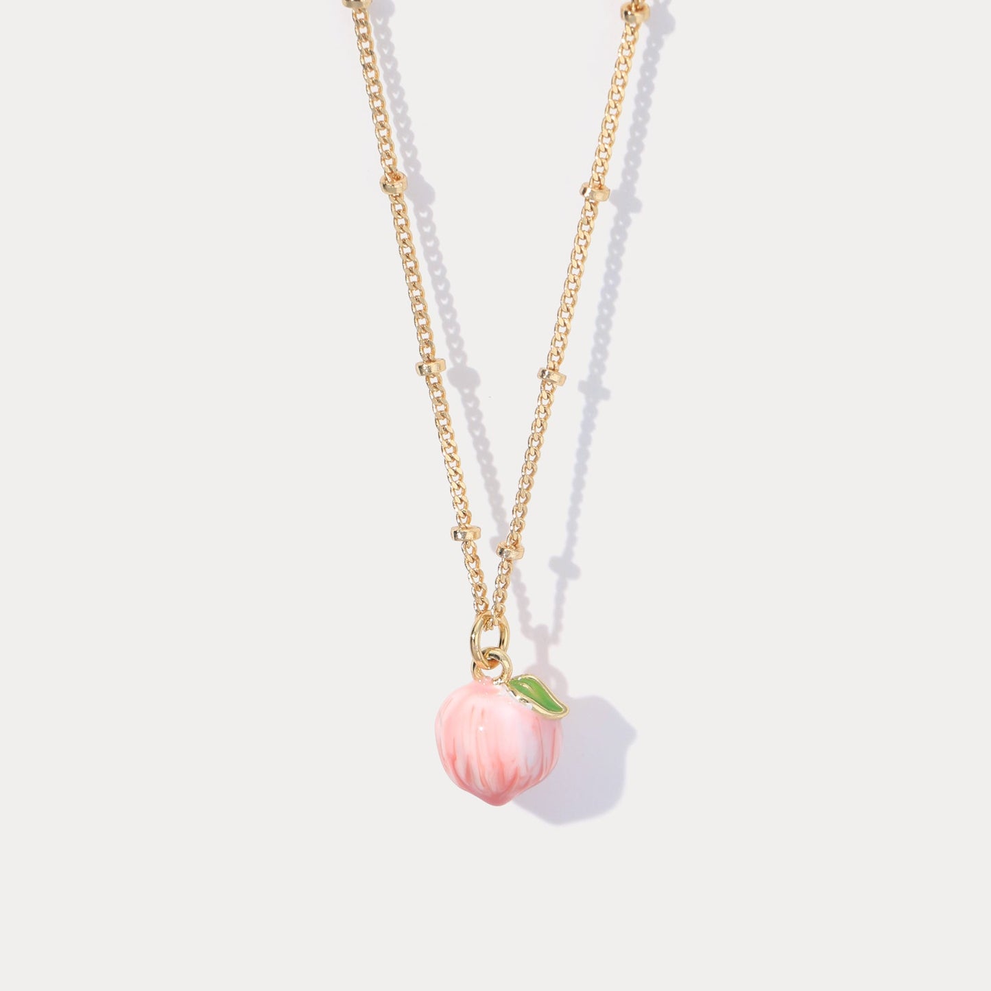 Peach Necklace