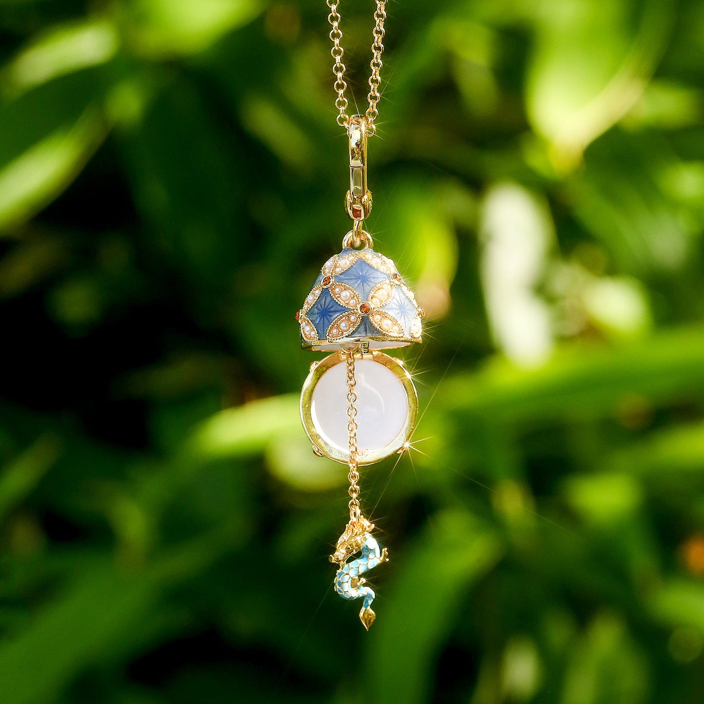 Dragon Egg Locket Necklace