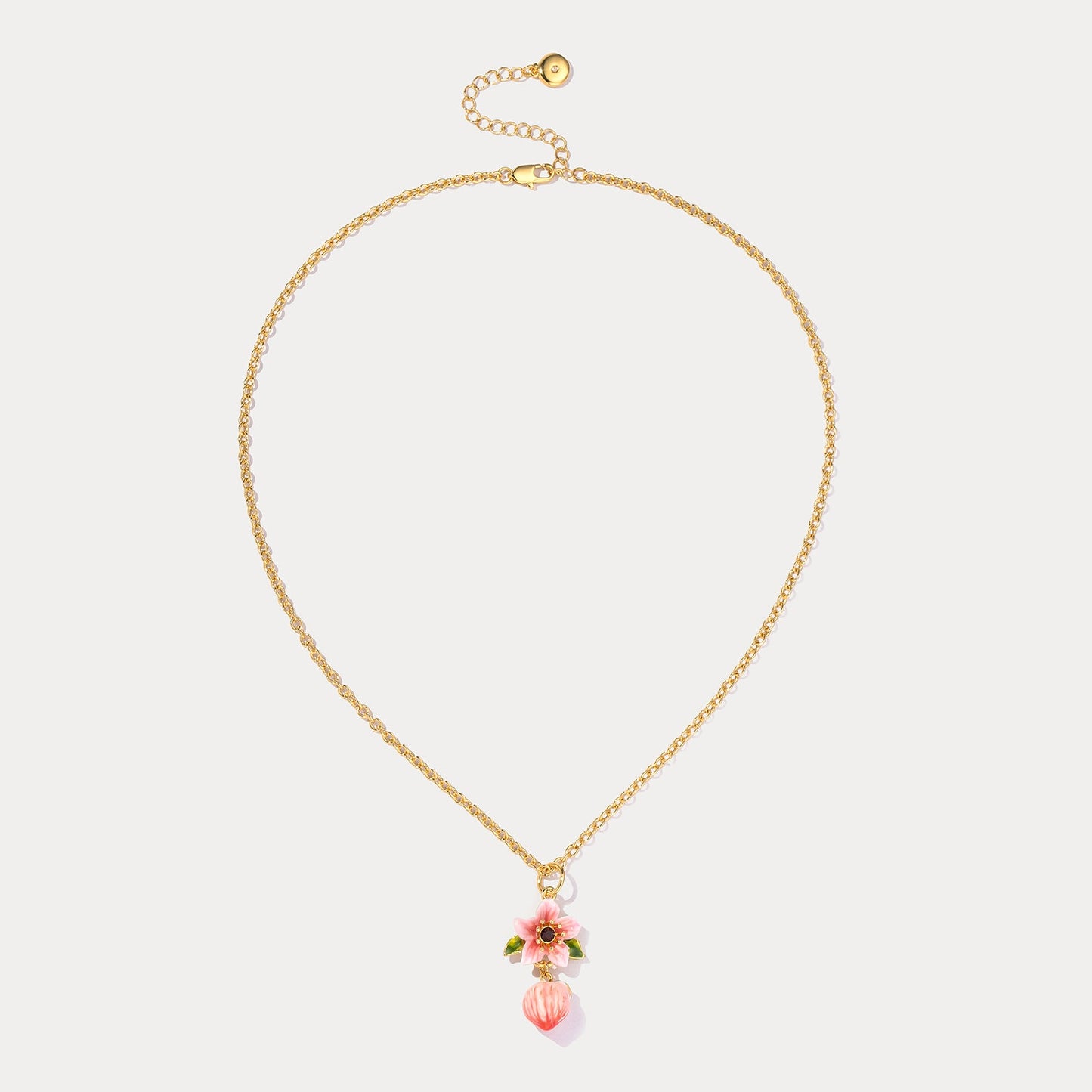 Peach Blossom Necklace