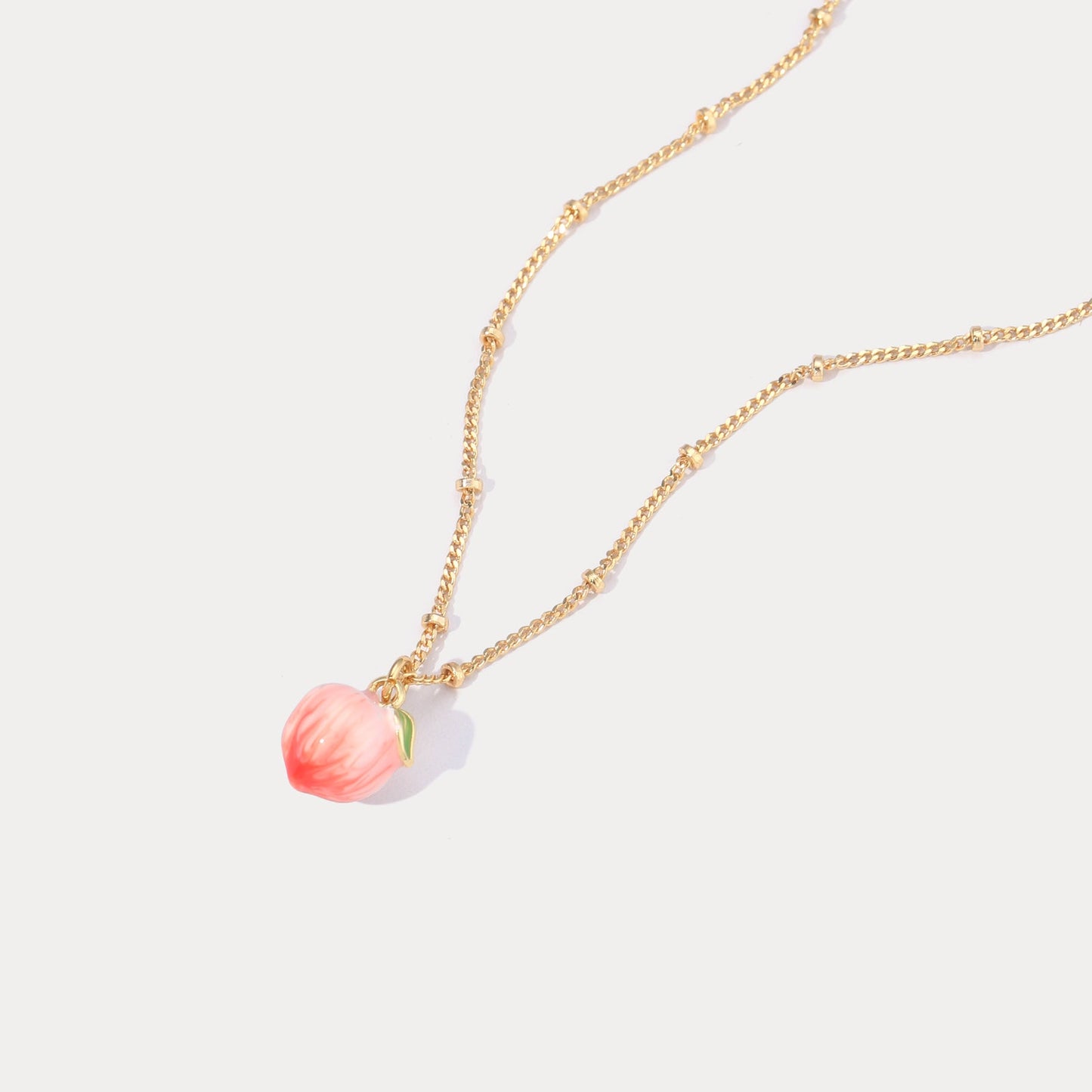 Peach Necklace
