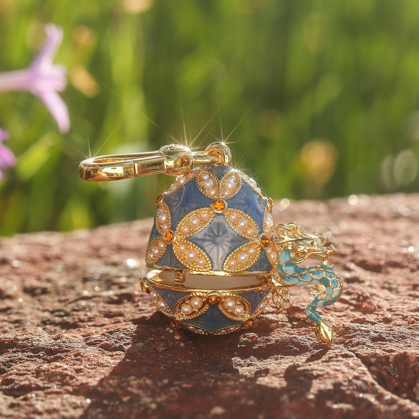 Dragon Egg Locket Necklace