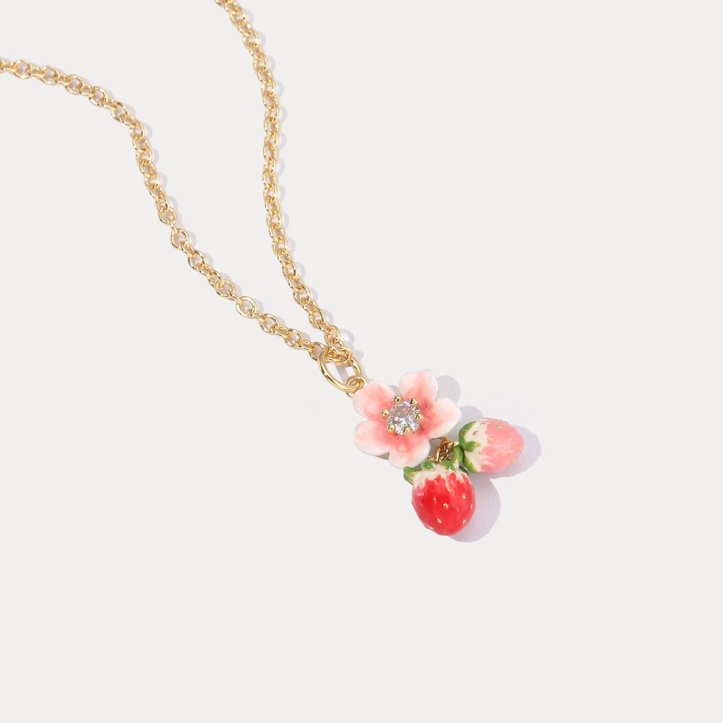 Strawberry Blossom Necklace