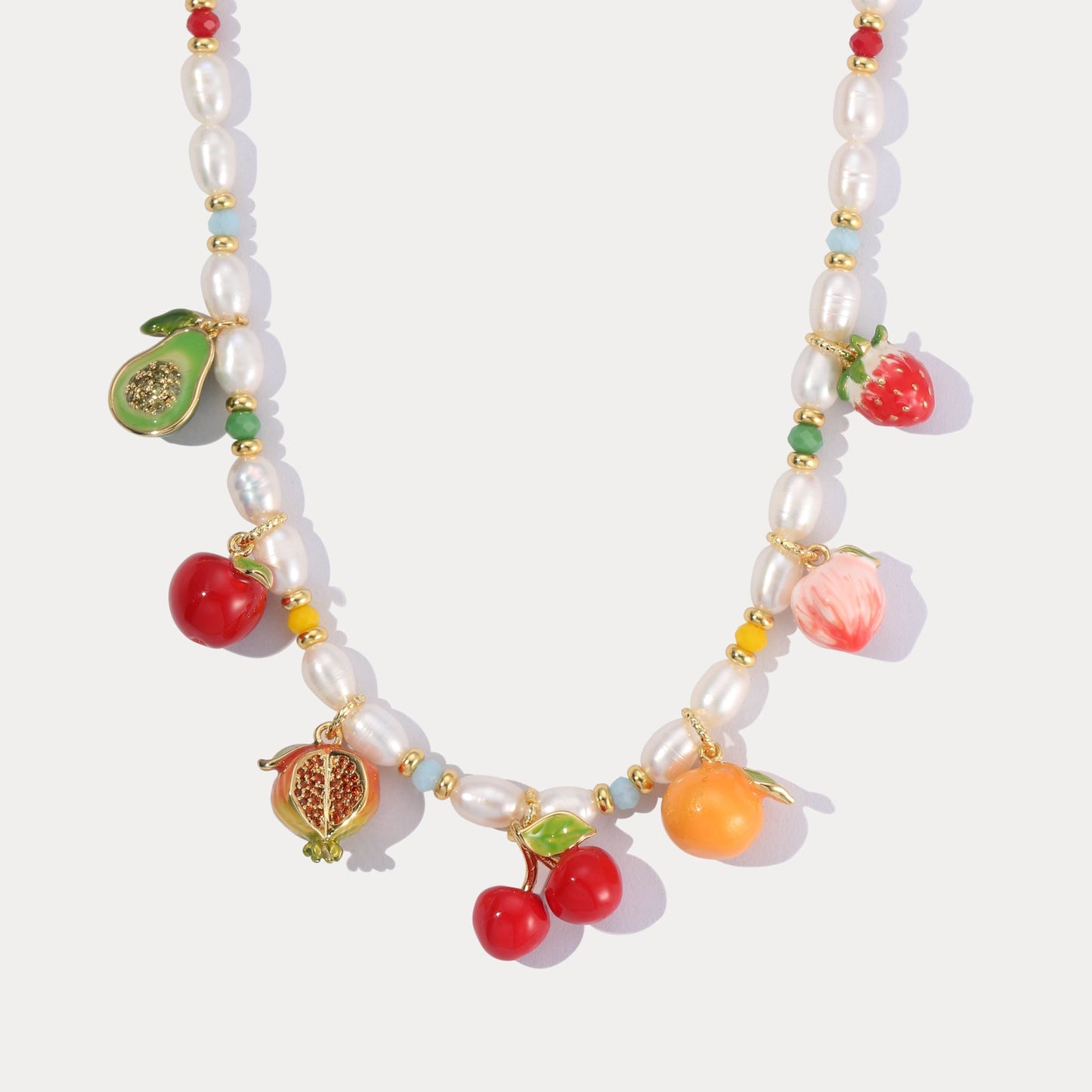 Pearl Fruit Necklace