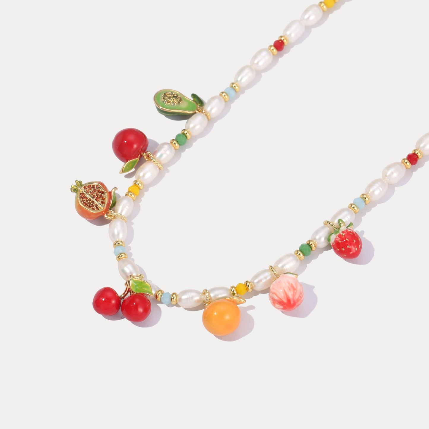 Pearl Fruit Necklace