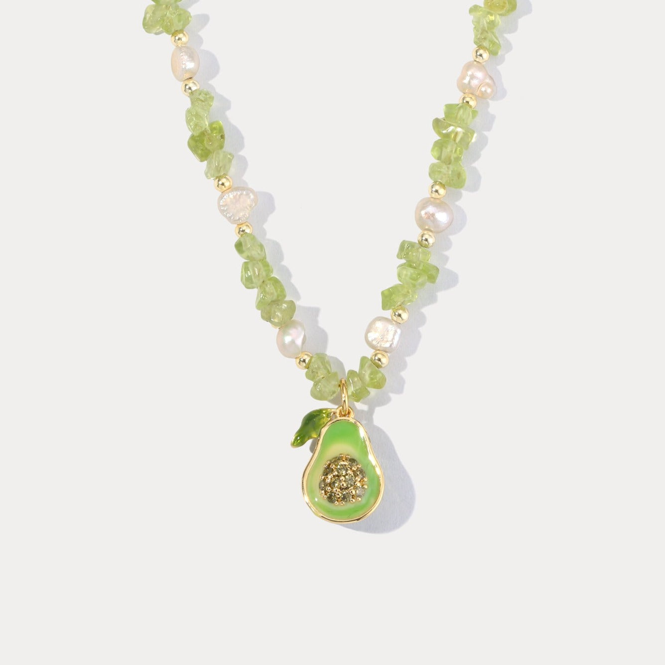 Pearl Avocado Necklace