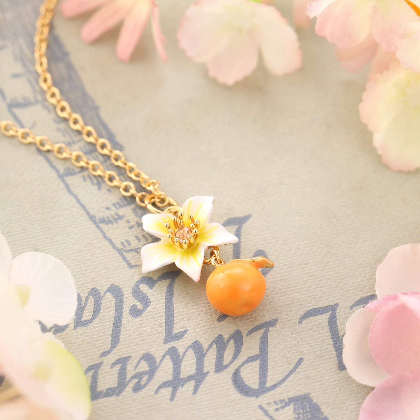 Orange Blossom Necklace