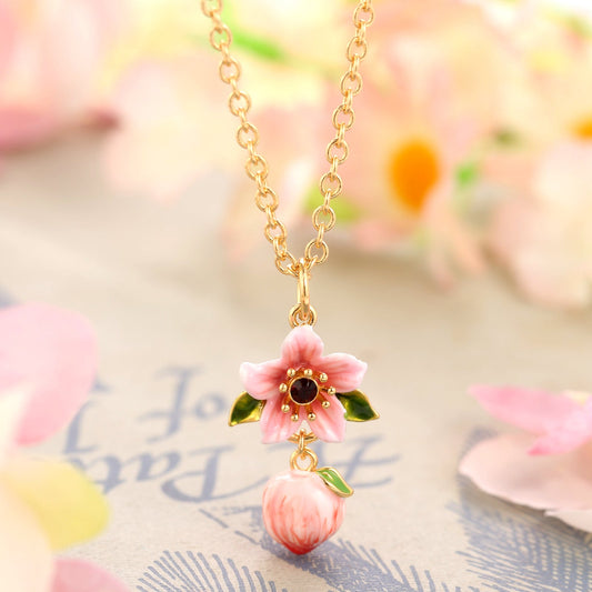 Peach Blossom Necklace
