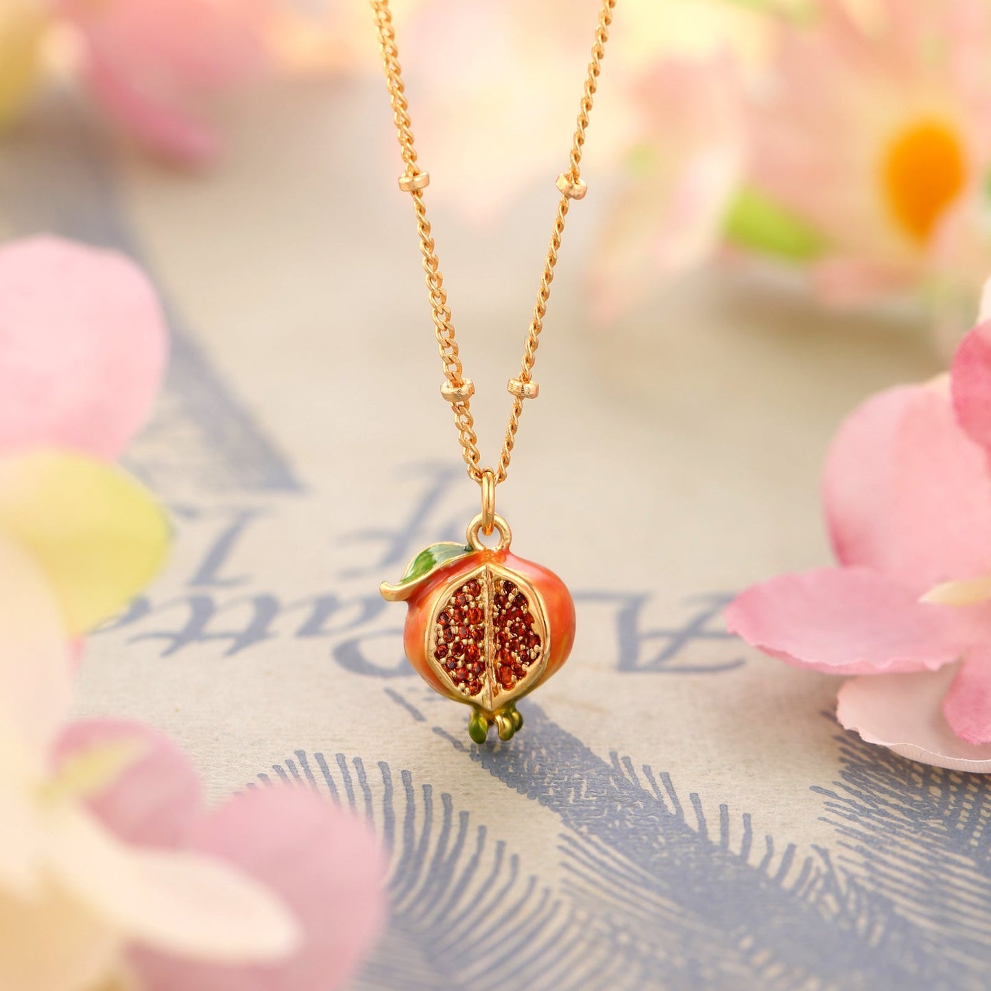 Pomegranate Necklace